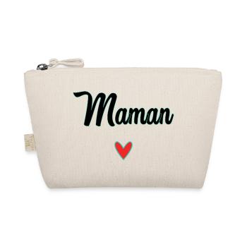 MOM. MOTHER'S DAY. HEART. FEAST. HAPPY BIRTHDAY - Organic Pouch - nature - Front