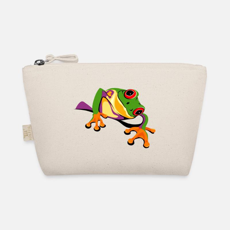 Frosch Regenwald comic frog Umweltschutz Bio-Täschchen