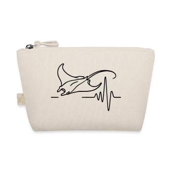 Manta Rays – Heartbeat of the Ocean - Organic Pouch - nature - Front