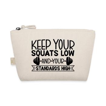 Squat Slow - Bio-Täschchen - Natur - Vorne