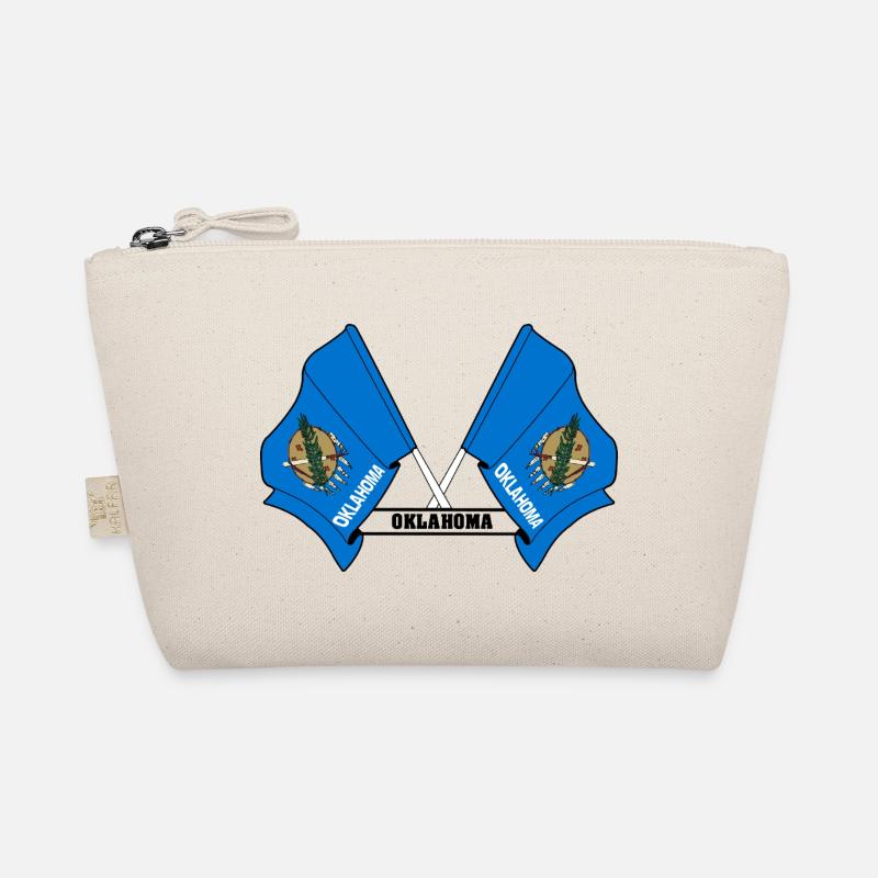 Deux drapeaux texte OKLAHOMA Trousse biologique