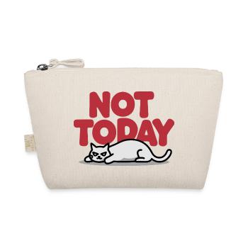 Not Today Cat - Organic Pouch - nature - Front