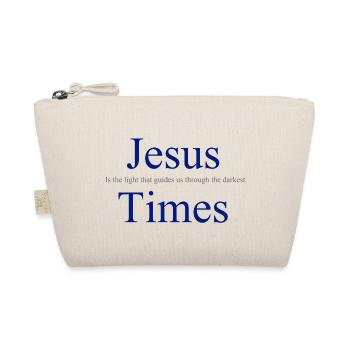 Jesus, das Licht, das uns in der Finsternis leitet - Bio-Täschchen - Natur - Vorne