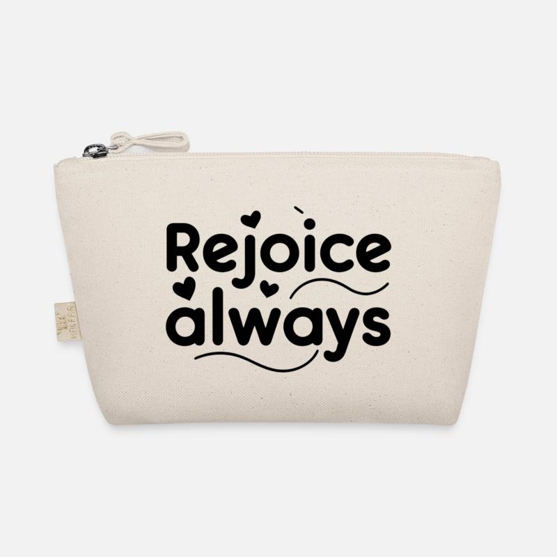 Freue dich, alle Zeit Bio-Täschchen