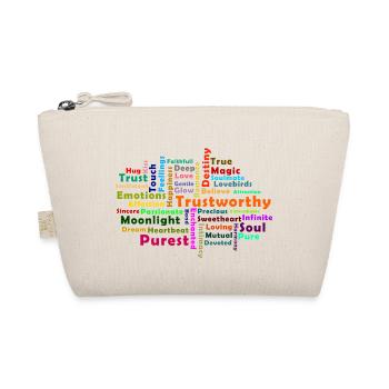 Word Cloud of Love - Organic Pouch - nature - Front