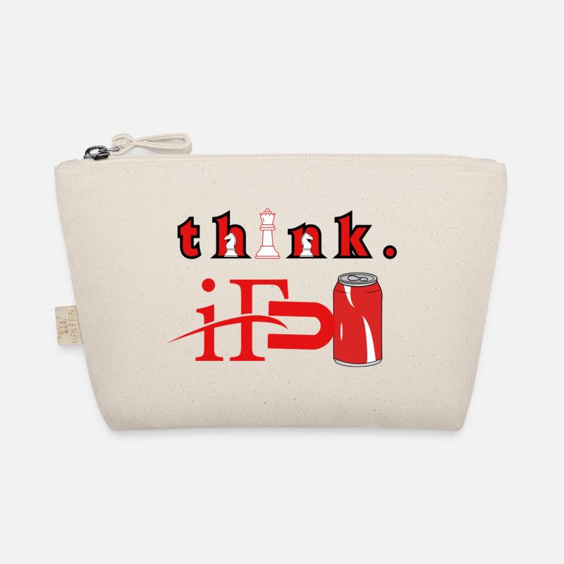 Think Chess Red Can Graphic Organic Pouch