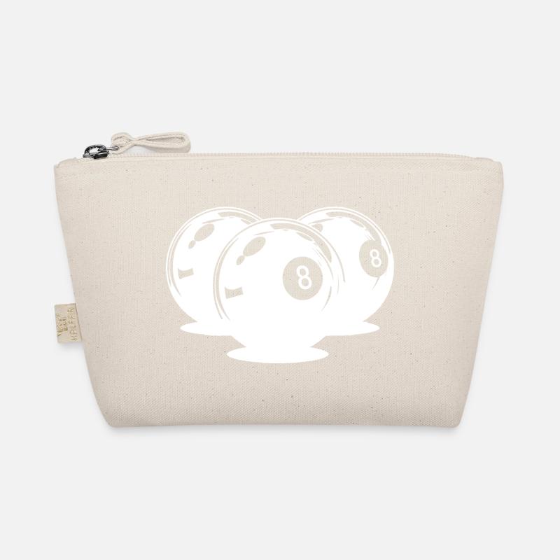 Billiard Balls Drawing Organic Pouch