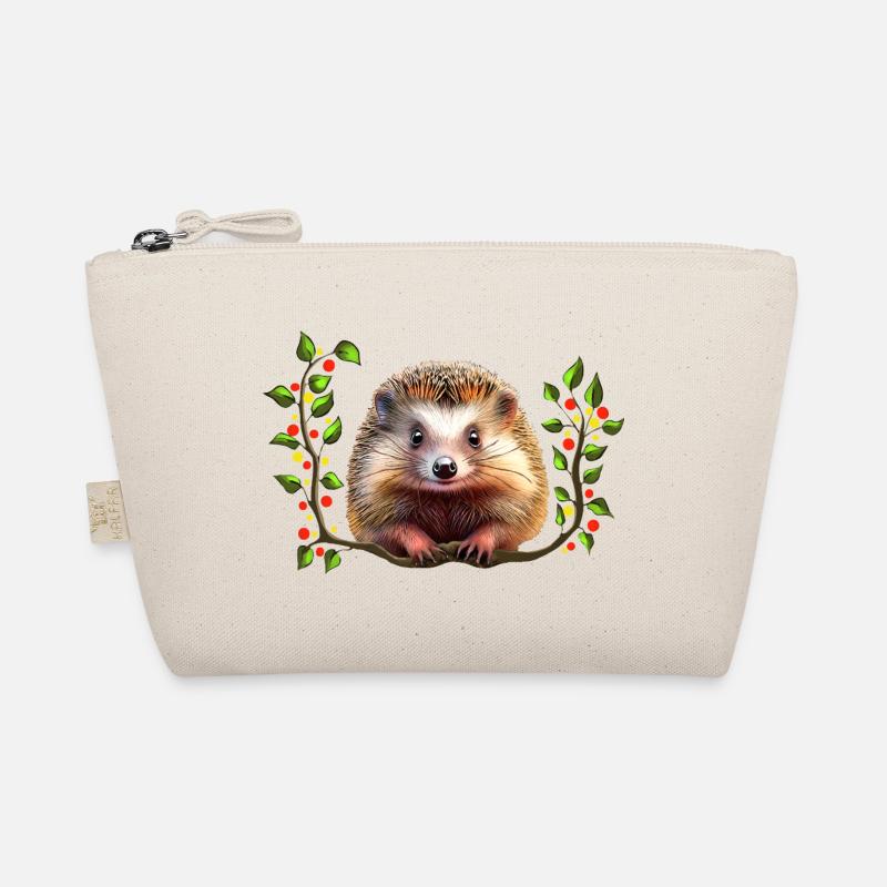 Weihnachten Festlicher Igel Bio-Täschchen