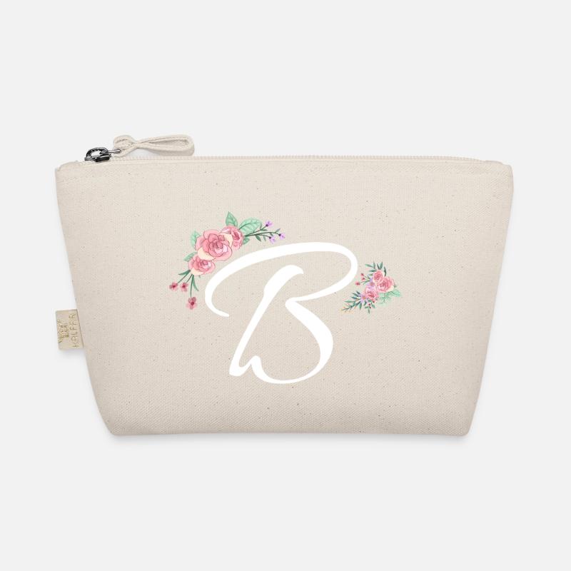 Buchstabe b Blumen Bio-Täschchen