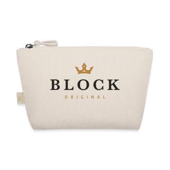 Block Original Familienlogo - Bio-Täschchen - Natur - Vorne