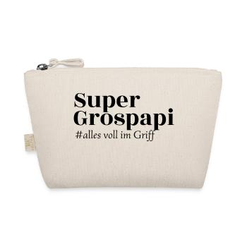 Super Grospapi - alles voll im Griff - Bio-Täschchen - Natur - Vorne