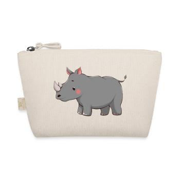 Rhinoceros - Organic Pouch - nature - Front