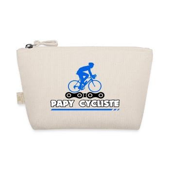 Grandpa cyclist - Organic Pouch - nature - Front