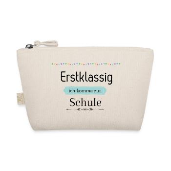 Einschulung - Bio-Täschchen - Natur - Vorne