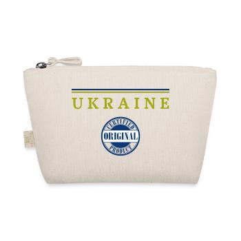 Ukrainian flag, I love Ukraine - Organic Pouch - nature - Front