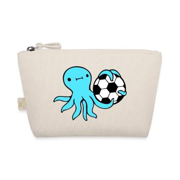 pieuvre jouant au football ballon tenant gardien de but sports - Trousse biologique - nature - Devant