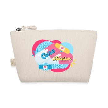 Cure Ableism Colorful Background Pills Patch - Organic Pouch - nature - Front