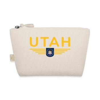Utah Fan T-Shirt – Natur & Freiheit - Bio-Täschchen - Natur - Vorne
