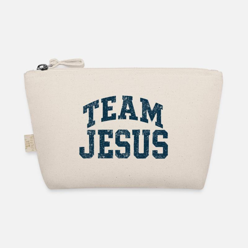 Team Jesus - Blau Bio-Täschchen