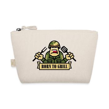 Born To Grill (Grillades / BBQ / Barbecue / Armée) - Trousse biologique - nature - Devant