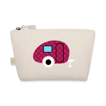 Caravane Caravane Fleurs Camping Camper Motif Fan - Trousse biologique - nature - Devant