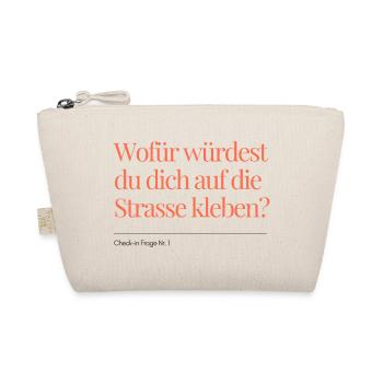 Check-in Frage Nr. 1 - Bio-Täschchen - Natur - Vorne