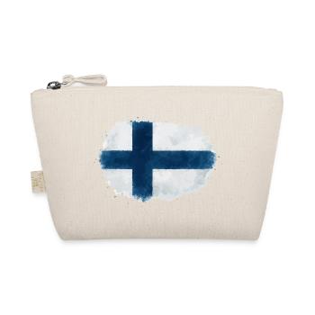 finnland-fahne-klecks - Bio-Täschchen - Natur - Vorne