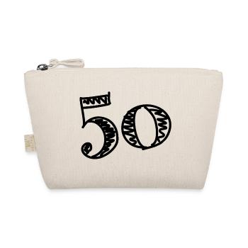 50. 50 ANS. 50e ANNIVERSAIRE. ANNIVERSAIRE 50 ANS. - Trousse biologique - nature - Devant