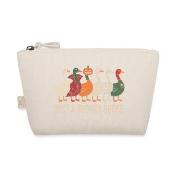 Just A Spooky Goose Halloween Vibes - Organic Pouch - nature - Front