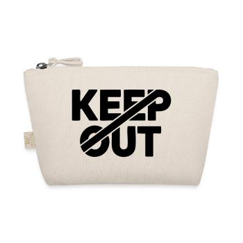 Keep Out Warning Sign - Organic Pouch - nature - Front
