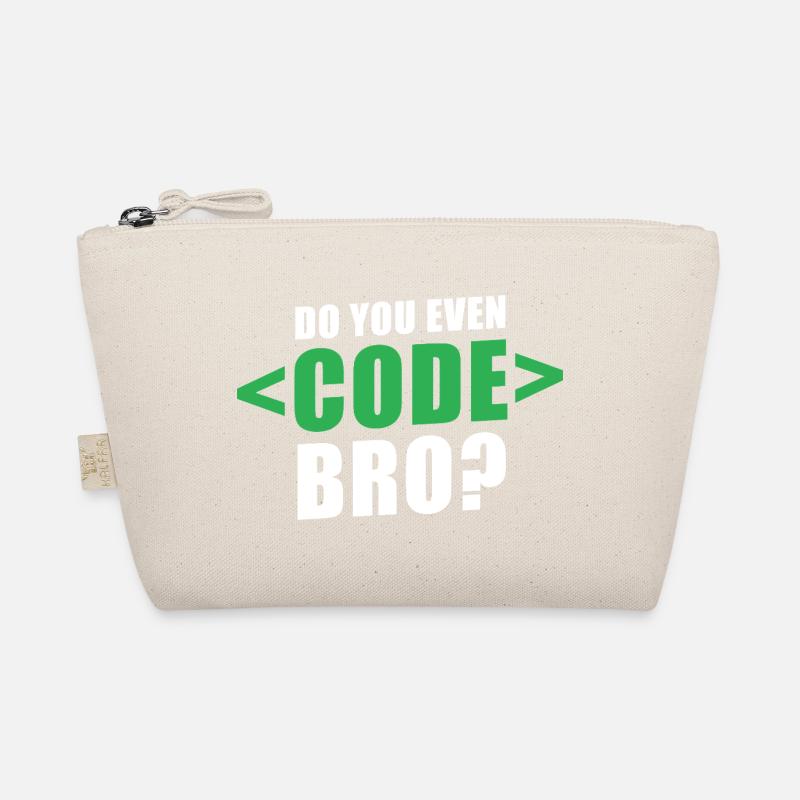 Do You Even Code Bro Graphic Bio-Täschchen