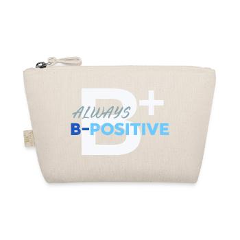 Always Be Positive-Druck - Bio-Täschchen - Natur - Vorne