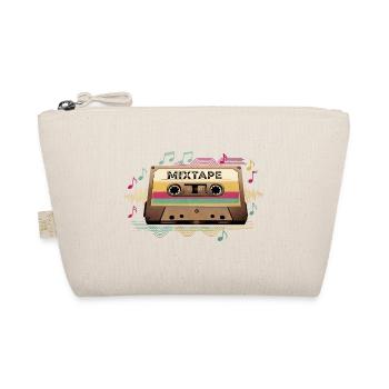 Retro Mixtape NeonNotes - Organic Pouch - nature - Front