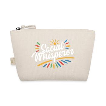 Social Worker Quote Social Whisperer Social Work - Organic Pouch - nature - Front