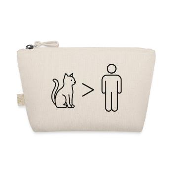 Cats over men - Design von Vany schreibt - Bio-Täschchen - Natur - Vorne