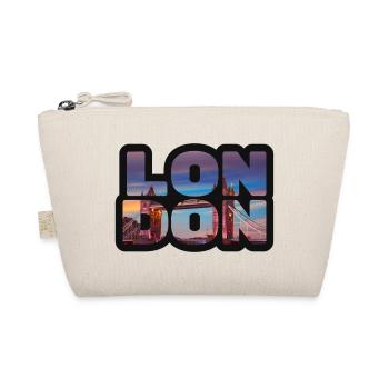 La silhouette de Londres en lettres - Trousse biologique - nature - Devant
