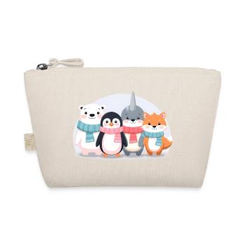 cute winter animals shirts kids  - Trousse biologique - nature - Devant