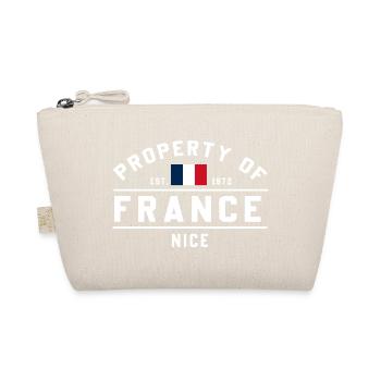 Typographie Drapeau Vintage Français - Trousse biologique - nature - Devant