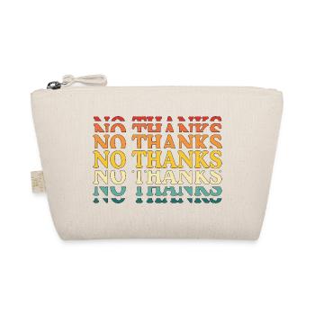 no thanks - Organic Pouch - nature - Front