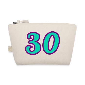 30. 30 ANS. 30e ANNIVERSAIRE. ANNIVERSAIRE 30 ANS. - Trousse biologique - nature - Devant