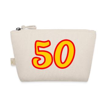 50. 50 ANS. 50e ANNIVERSAIRE. ANNIVERSAIRE 50 ANS. - Trousse biologique - nature - Devant