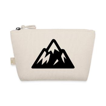 Berge Symbol - Bio-Täschchen - Natur - Vorne