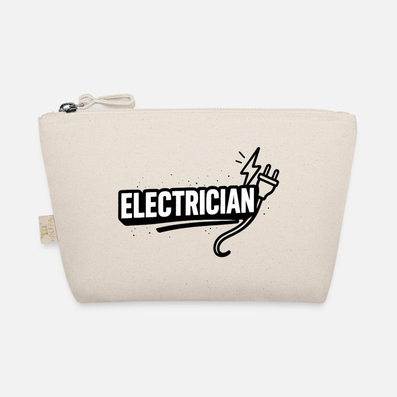 Electrician Motif Cable Flash Organic Pouch
