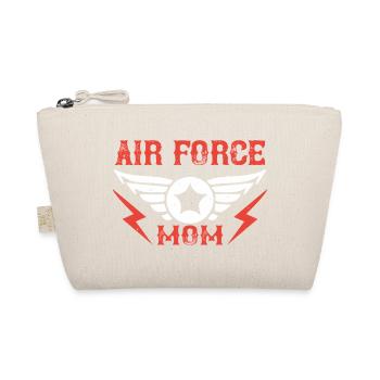 Air Force Mom  - Bio-Täschchen - Natur - Vorne