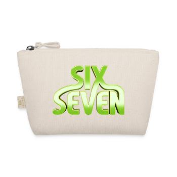 Six Seven 6 7 - 67 - Typographie verte Conception de mèmes - Trousse biologique - nature - Devant