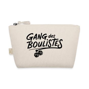 Pétanque, pétanque fan, bowler - Organic Pouch - nature - Front
