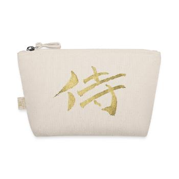 Samurai - Japanisches Schriftzeichen - Bio-Täschchen - Natur - Vorne