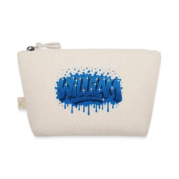 Graffiti Vorname William Geschenk Ideal druckbar - Bio-Täschchen - Natur - Vorne