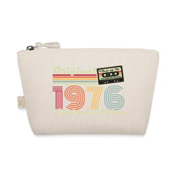 Original 1976 Jahrgang Vintage Geburtstag Retro - Bio-Täschchen - Natur - Vorne
