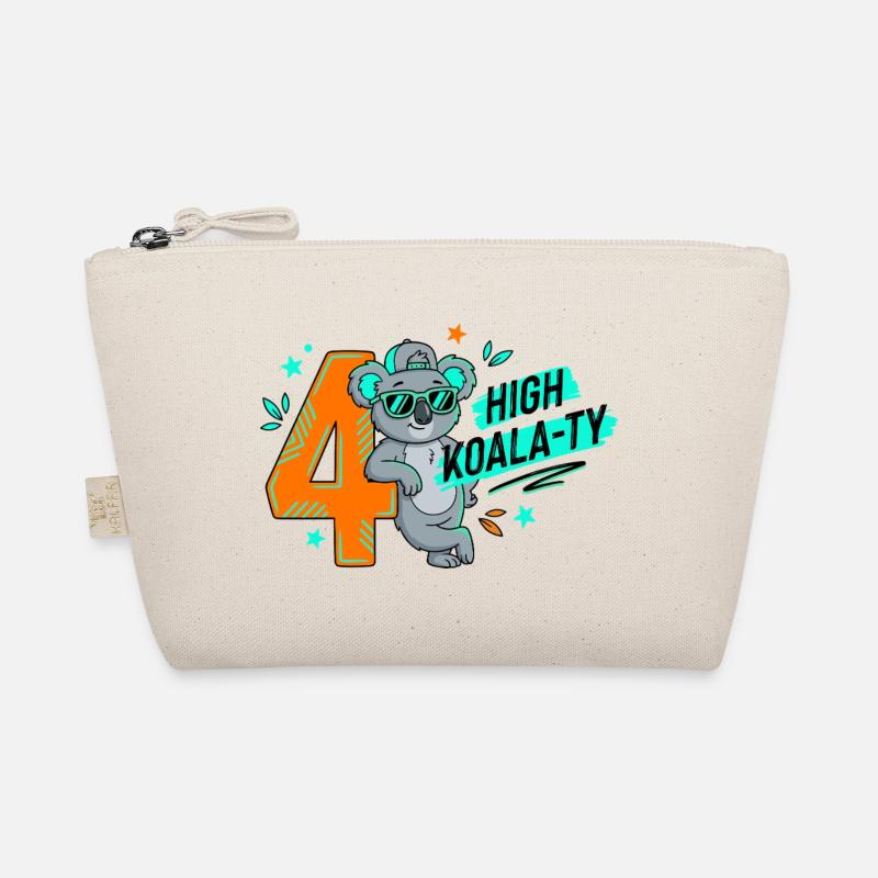 High Koala-Ty 4. Geburtstag Bio-Täschchen